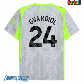 Manchester City Josko Gvardiol #24 Tricou Fotbal Replică 2025-26 Barbati Treilea